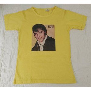 Vintage Single Stitch Elvis Presley 1970s Tribute T Shirt Tee Rio Palm Isle M